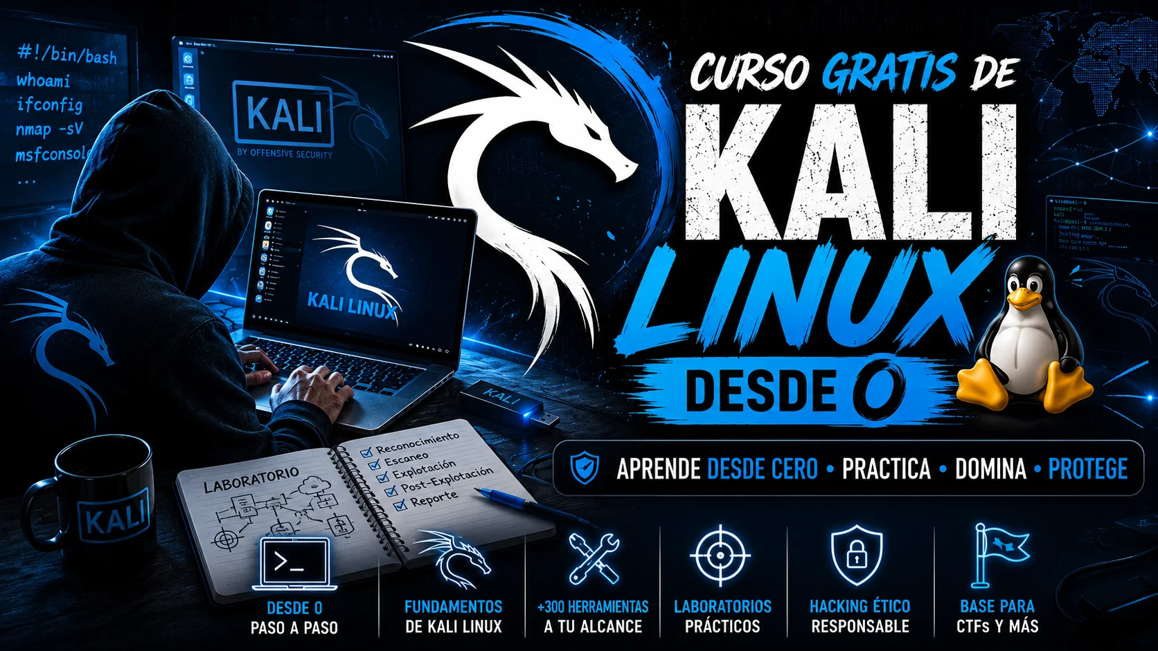 Curso de KALI LINUX completo desde cero